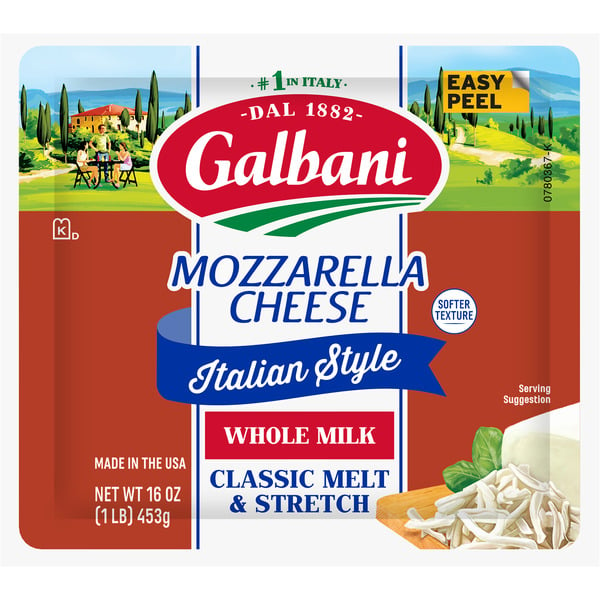 Packaged Cheese Galbani Whole Milk Mozzarella Cheese hero