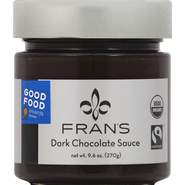 Ice Cream Toppings Fran's Sauce, Dark Chocolate hero