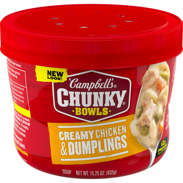 Soup, Broth & Bouillon Campbell's Creamy Chicken and Dumplings Soup hero