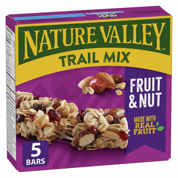 Energy & Granola Bars Nature Valley Chewy Trail Mix Granola Bars, Fruit and Nut hero