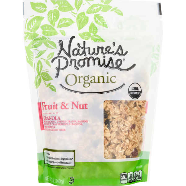 Cereal Nature's Promise Organic Fruit & Nut Granola hero