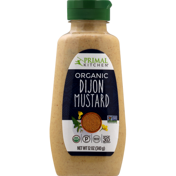 Condiments Primal Kitchen Mustard, Dijon, Organic hero