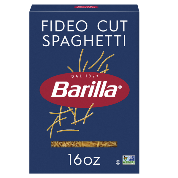 Dry Pasta & Noodles Barilla Fideo Cut Spaghetti - Non-GMO Pasta Made with Durum Wheat Semolina & Kosher hero