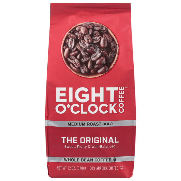 Coffee Eight O’Clock Coffee, Whole Bean, Medium Roast, The Original hero