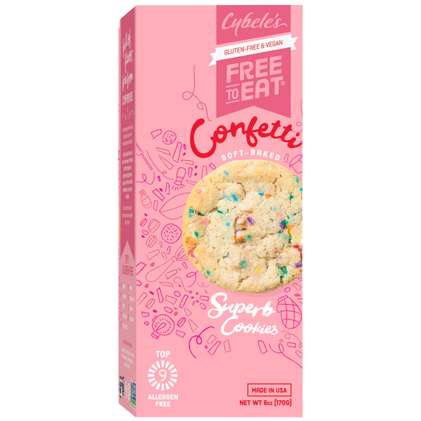 More International Foods Cybele's Free to Eat Confetti Cookies, Vegan and Gluten-Free hero