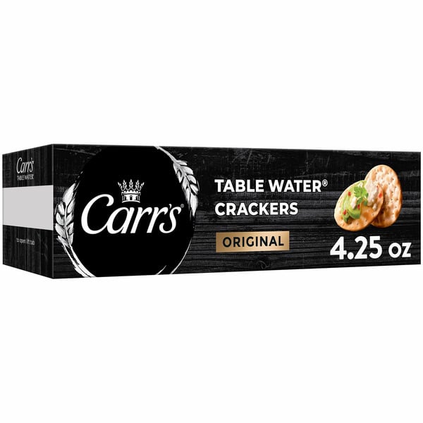 Crackers Carr's Table Water Crackers, Baked Snack Crackers, Party Snacks, Original hero