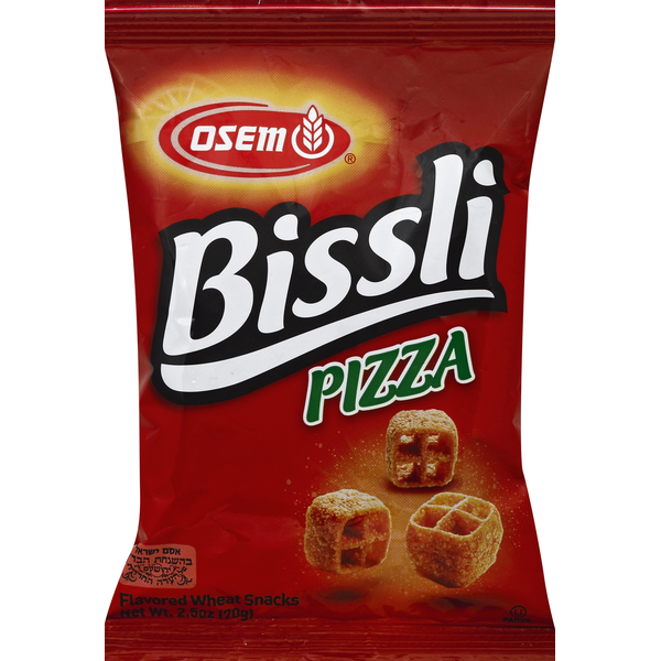 Kosher Foods Osem Wheat Snacks, Pizza Flavored hero