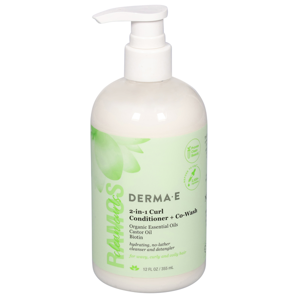 Body Lotions & Soap DERMA E Conditioner + Co-Wash, 2-In-1 Curl hero