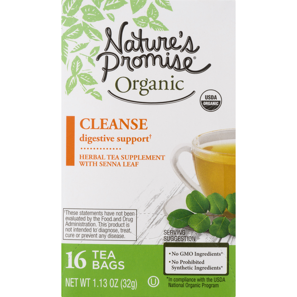 Coffee Nature's Promise Organic Cleanse Herbal Tea Supplement hero