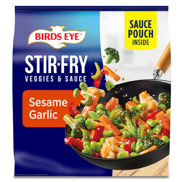 Frozen Produce Birds Eye Sesame and Garlic Frozen Stir Fry Veggies and Sauce, Frozen Vegetables hero