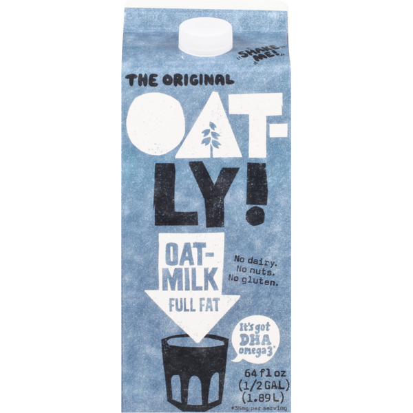 Dairy Alternatives Oatly Full Fat Oatmilk hero