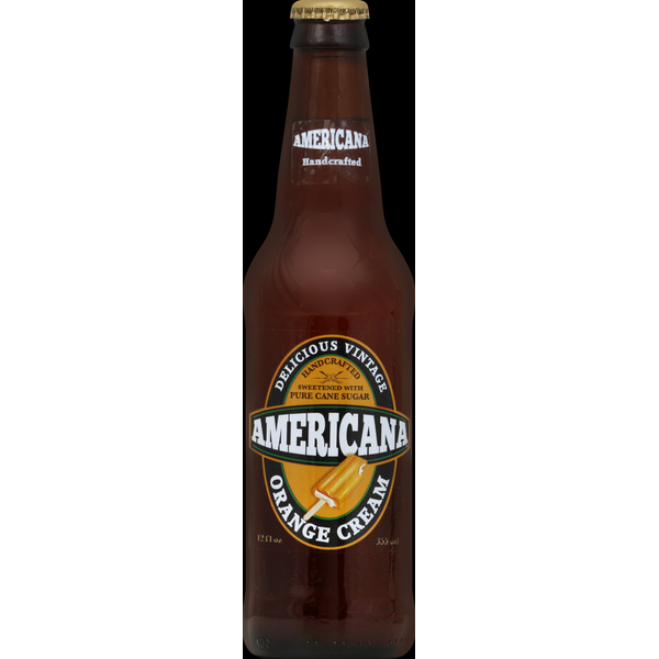 Soft Drinks Americana Soda, Orange Cream hero