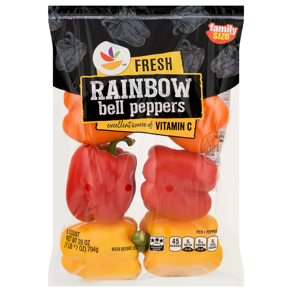 Packaged Vegetables & Fruits Store Brand Bell Peppers Rainbow hero