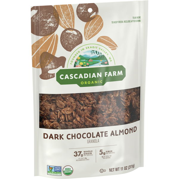 Granola Cascadian Farm Organic Dark Chocolate Almond Granola hero