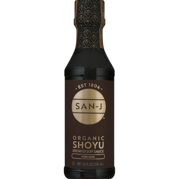 Asian Foods San-J Brewed Soy Sauce, Organic, Shoyu hero