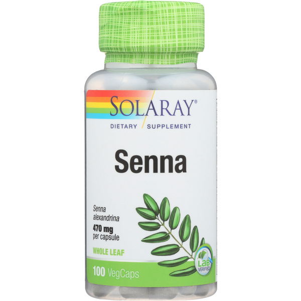 Digestive Aids/Enzymes/Cleanses Solaray Senna Leaf hero