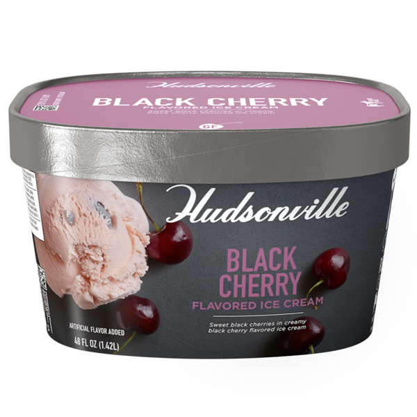 Ice Cream & Ice Hudsonville Black Cherry hero