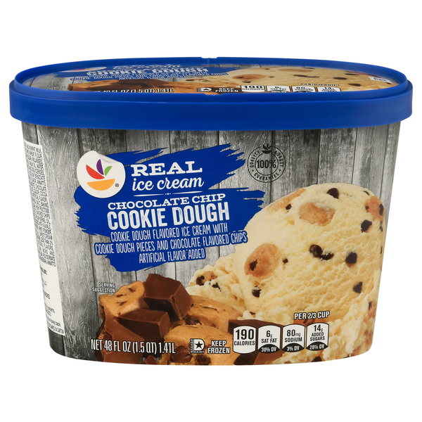 Frozen Breads & Doughs Store Brand Ice Cream, Chocolate Chip Cookie Dough hero