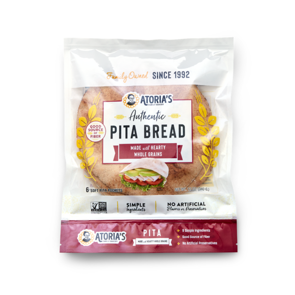 Bread Atoria's Family Bakery Whole Grain Pita hero