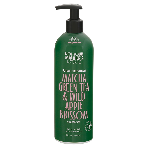 Hair Care Not Your Mother's Shampoo, Ultimate Nutrition, Matcha Green Tea & Wild Apple Blossom hero