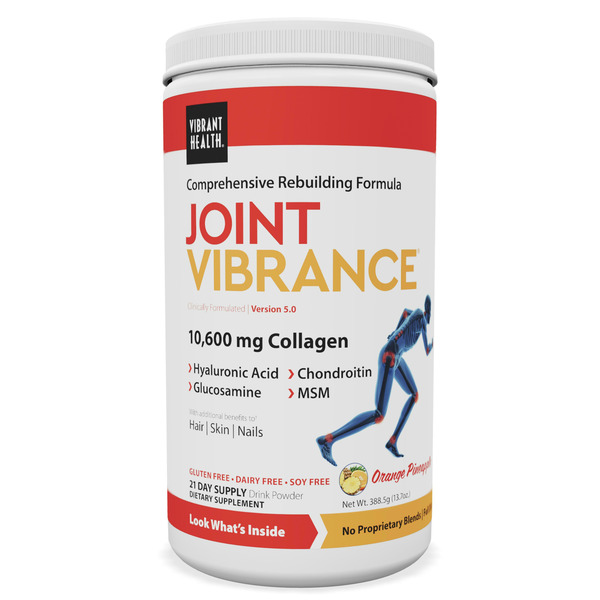 Bone & Joint Health Vibrant Health Joint Vibrance Powder, Orange Pineapple hero