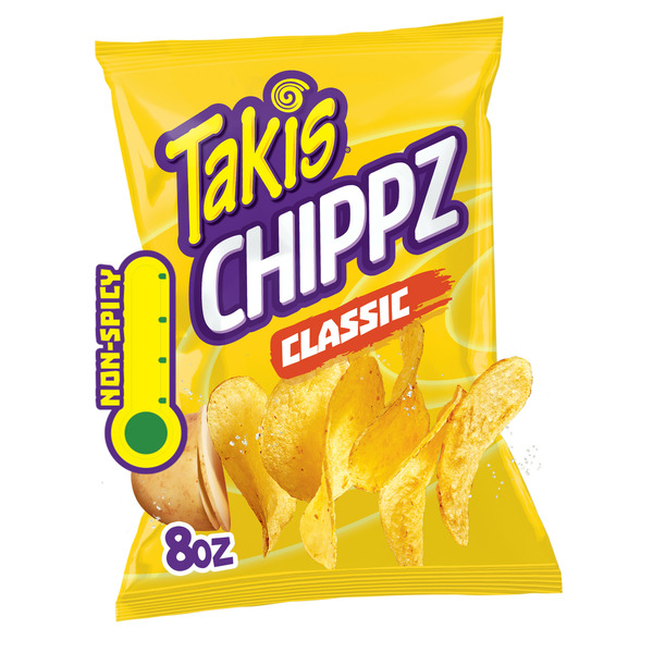 Candy & Chocolate Takis Chippz Classic Thin-Cut Potato Chips Bag hero