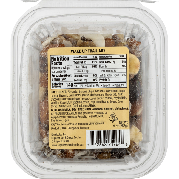 Produce Nuts & Snacks Superior Nut Company Trail Mix, Wake Up hero