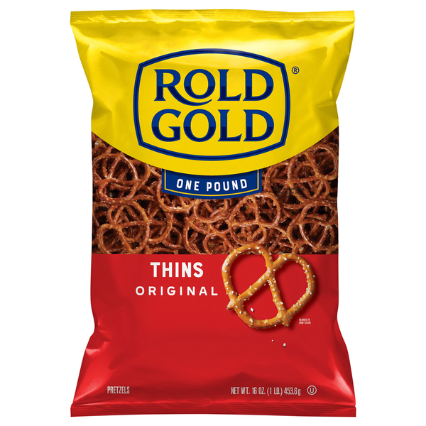 Chips & Pretzels ROLD GOLD Pretzels, Original, Thins hero