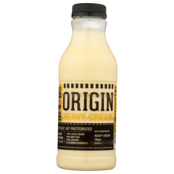 Other Creams & Cheeses Origin A2 Guernsey Milk Heavy Cream hero