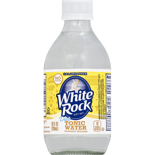 Soft Drinks White Rock Tonic Water, Diet hero