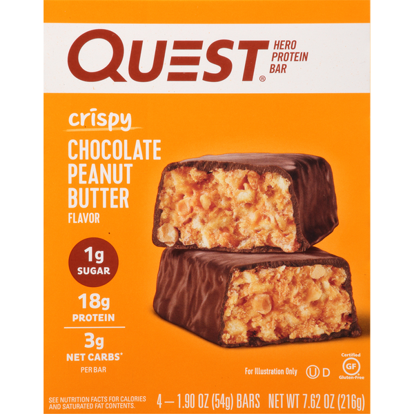 Energy & Granola Bars Quest Hero Chocolate Peanut Butter hero