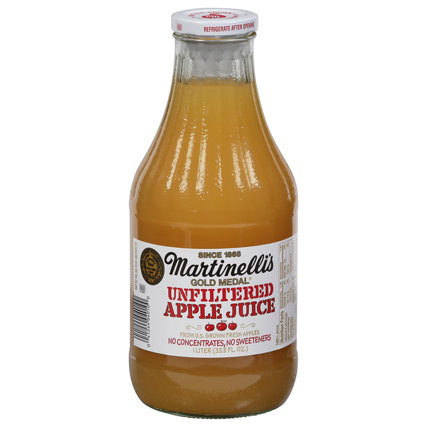 Juice & Nectar (Shelf-Stable) Martinelli's Apple Juice, Unfiltered hero