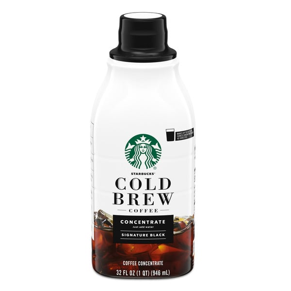 Starbucks Signature Black Cold Brew Coffee Concentrate hero