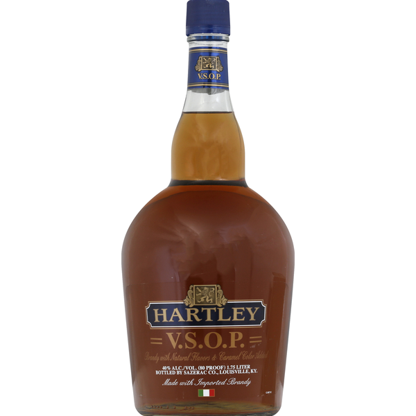 Spirits Hartley's Best No Flavor Grape Brandy, 40.000% Alcohol hero