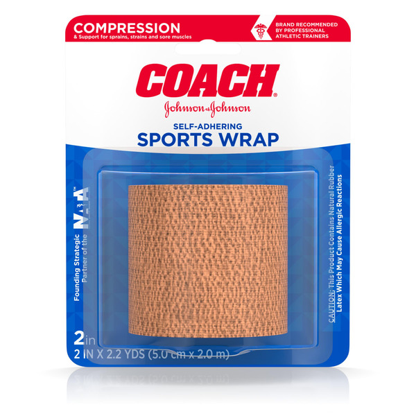 Back to School Johnson & Johnson Coach Self-Adhering Elastic Wrap hero