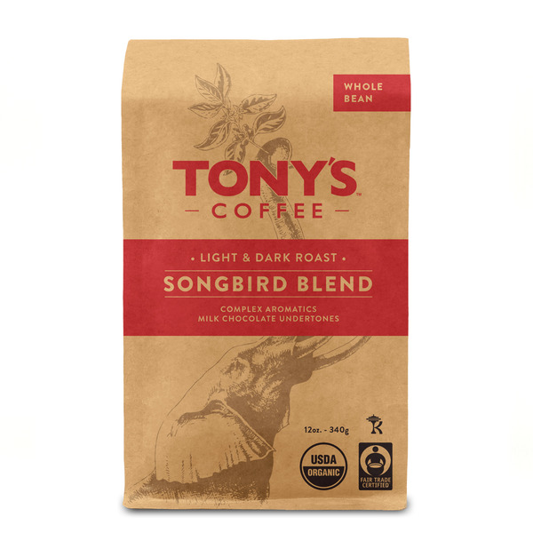 Coffee Tony's Coffee Songbird Blend Whole Bean hero