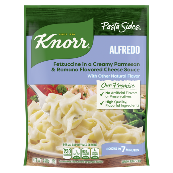 Pasta Sauce Knorr Pasta Sides Alfredo Fettuccine hero