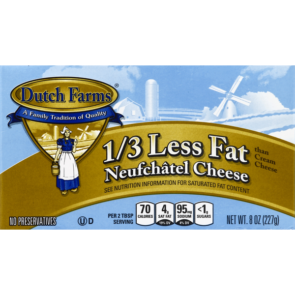 Packaged Cheese Dutch Farms Cheese, Neufchatel hero