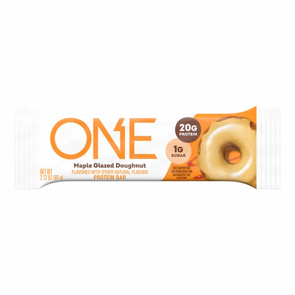 Protein, Energy & Granola Bars ONE Maple Glazed Doughnut Flavored Protein Bar hero