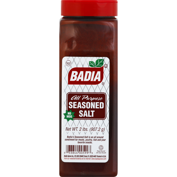 Spices & Seasonings Badia Spices Salt, All Purpose, Seasoned hero