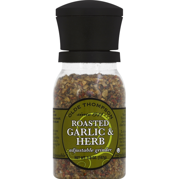 Spices & Seasonings Olde Thompson Roasted Garlic & Herb, Adjustable Grinder hero