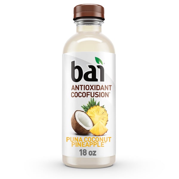 Refrigerated Bai Cocofusions Antioxidant Cocofusion Beverage Puna Coconut Pineapple hero