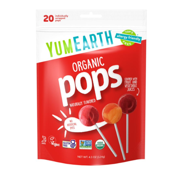 Candy & Chocolate YumEarth Organic Lollipops, Assorted Fruit Flavors hero