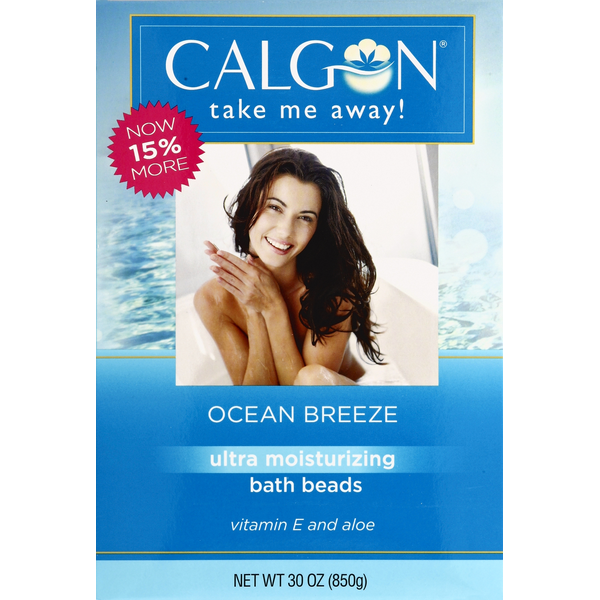 Body Lotions & Soap Calgon Bath Beads, Ultra Moisturizing, Ocean Breeze hero