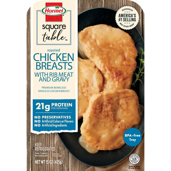 Packaged Poultry Hormel Square Table Roasted Chicken Breasts & Gravy hero