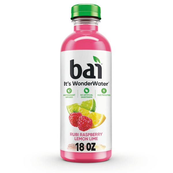 Juice & Nectars Bai Raspberry Lemon Lime, Antioxidant Infused Water Beverage hero