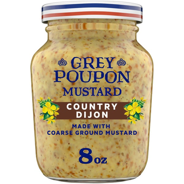 Condiments GREY POUPON Country Dijon Coarse Ground Mustard hero