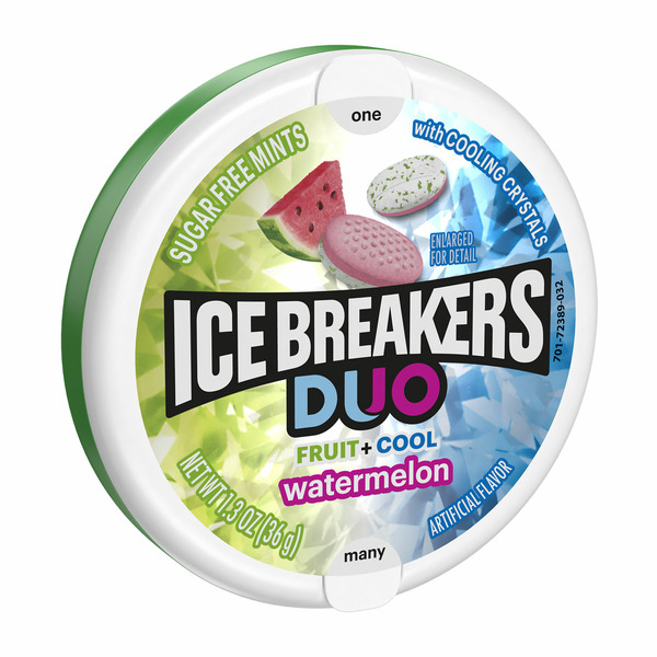 Mint & Gum Ice Breakers Watermelon Sugar Free Mints hero