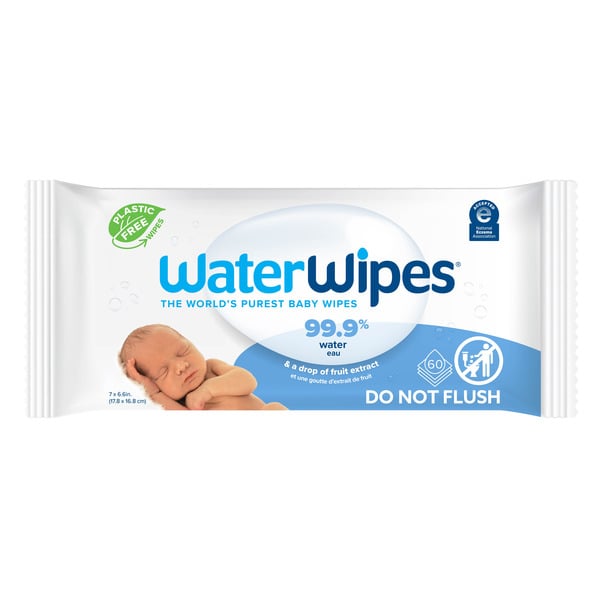 Diapers & Wipes WaterWipes Original Baby Wipes, Fragrance-Free & Hypoallergenic hero