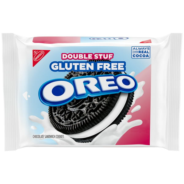 Candy & Chocolate Oreo Double Stuf Gluten Free Chocolate Sandwich Cookies, Gluten Free Cookies hero